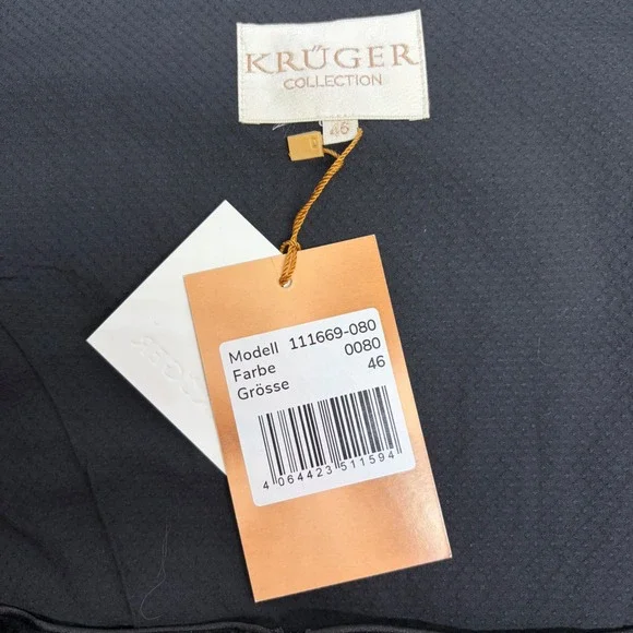 Krüger Dirndl Dress Set EU 46 U 14 3 Piece Set Oktoberfest Velvet Bodice German - Picture 3 of 14